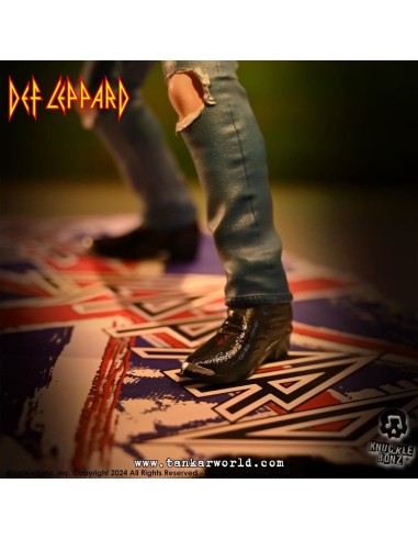 Def Leppard Estatua Rock Iconz Phil Collen 24 cm