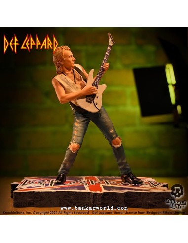 Def Leppard Estatua Rock Iconz Phil Collen 24 cm