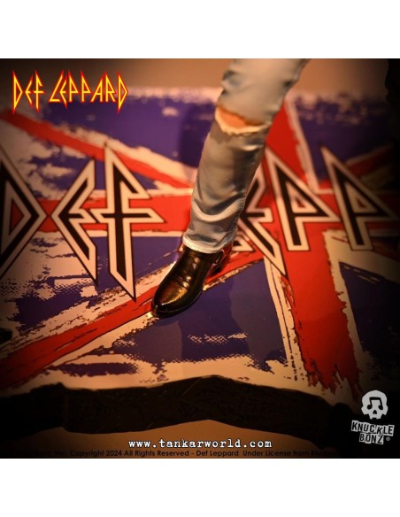 Def Leppard Estatua Rock Iconz Vivian Campbell 24 cm