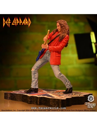 Def Leppard Estatua Rock Iconz Vivian Campbell 24 cm