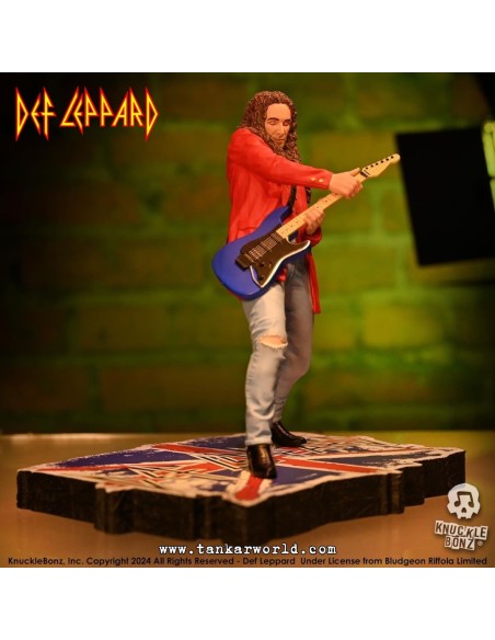 Def Leppard Estatua Rock Iconz Vivian Campbell 24 cm