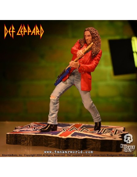 Def Leppard Estatua Rock Iconz Vivian Campbell 24 cm