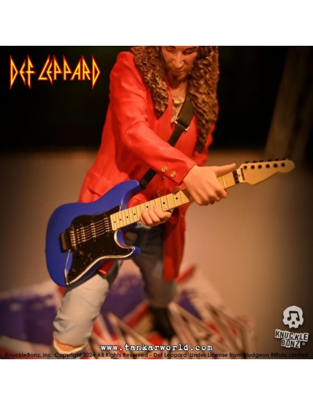 Def Leppard Estatua Rock Iconz Vivian Campbell 24 cm