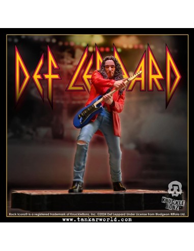 Def Leppard Estatua Rock Iconz Vivian Campbell 24 cm