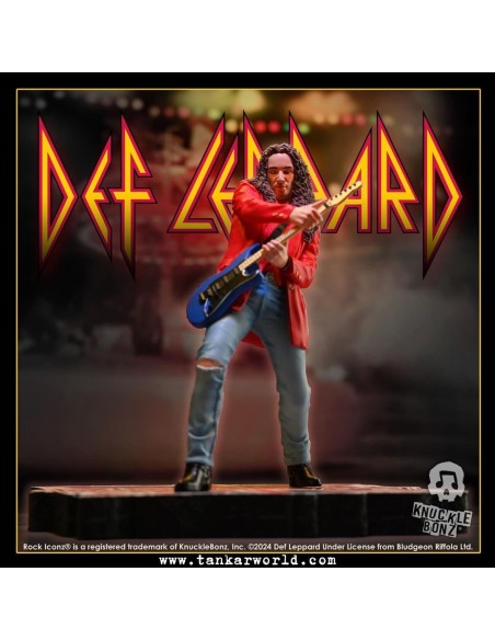 Def Leppard Estatua Rock Iconz Vivian Campbell 24 cm