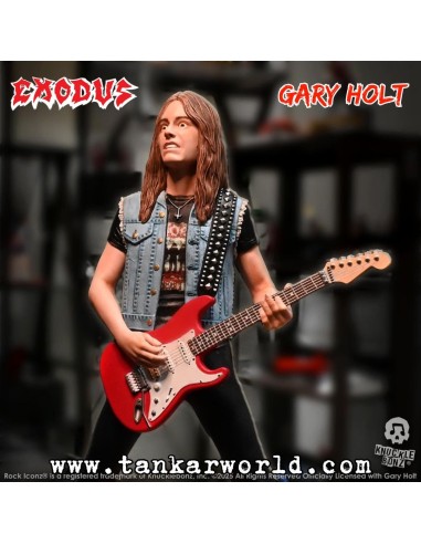 Exodus Gary Holt Estatua Rock Iconz 22 cm