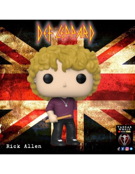 Funko Pop!  - Rick Allen - Def Leppard - 149