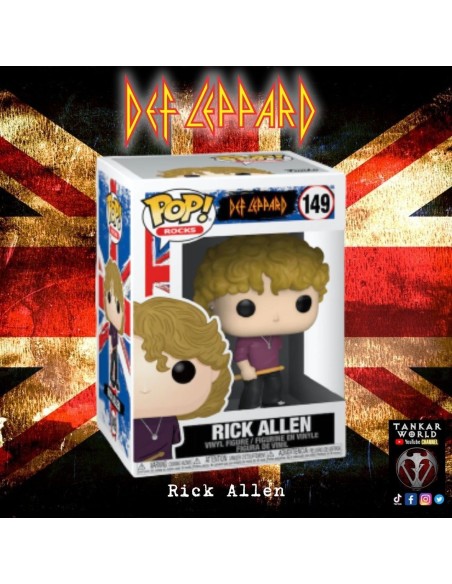 Funko Pop!  - Rick Allen - Def Leppard - 149