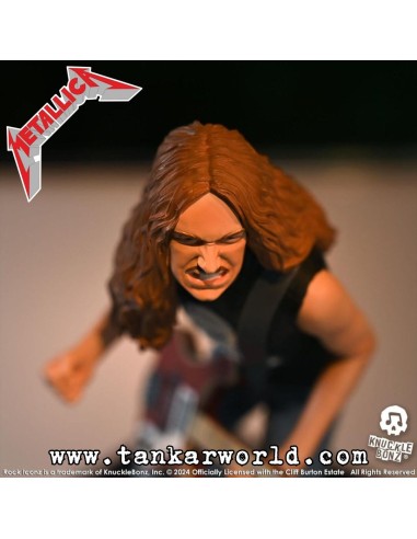 Metallica Cliff Burton II Estatua Rock Iconz Knucklebonz 22 cm