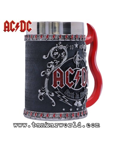 Jarra - AC/DC -  Back In Black - 600 ml - ACDC
