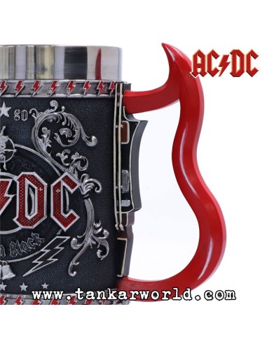 Jarra - AC/DC -  Back In Black - 600 ml - ACDC