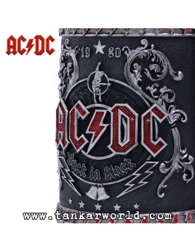 Jarra - AC/DC -  Back In Black - 600 ml - ACDC