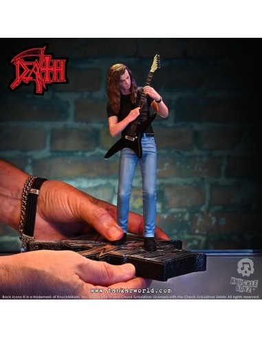 Death Chuck Schuldiner Estatua Rock Iconz 22 cm