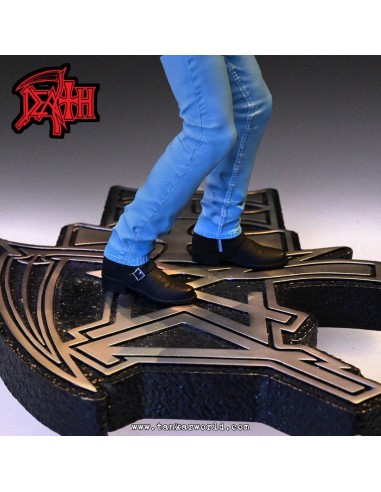 Death Chuck Schuldiner Estatua Rock Iconz 22 cm