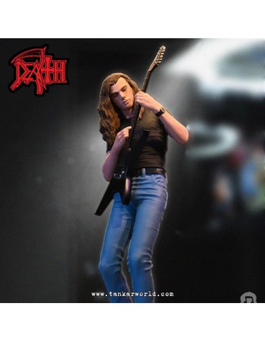 Death Chuck Schuldiner Estatua Rock Iconz 22 cm