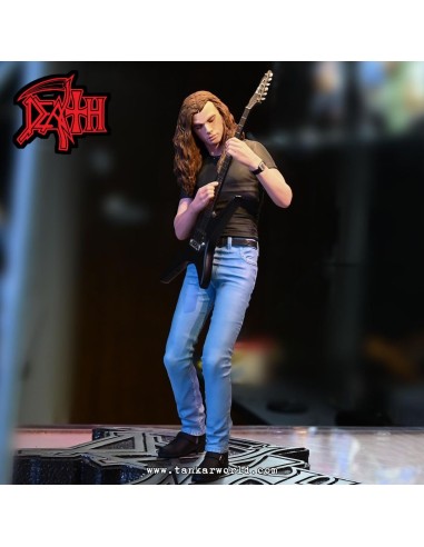 Death Chuck Schuldiner Estatua Rock Iconz 22 cm
