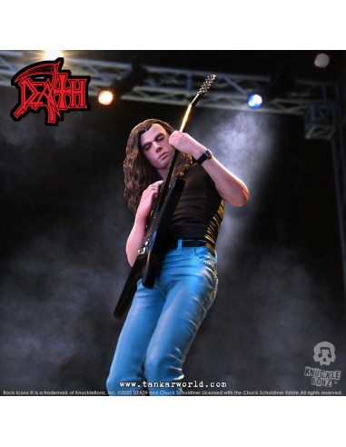 Death Chuck Schuldiner Estatua Rock Iconz 22 cm