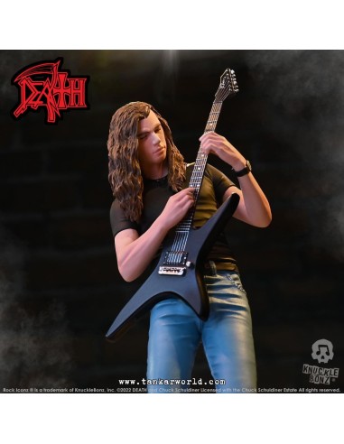 Death Chuck Schuldiner Estatua Rock Iconz 22 cm