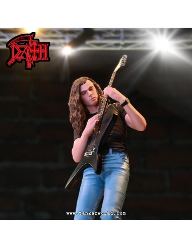 Death Chuck Schuldiner Estatua Rock Iconz 22 cm