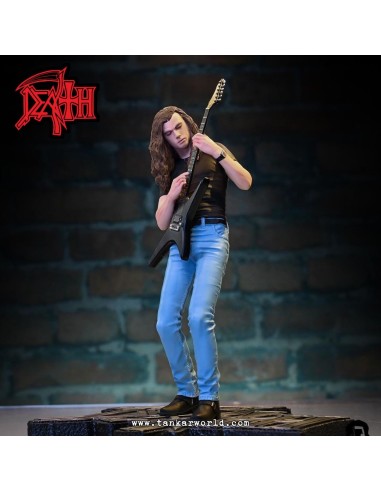 Death Chuck Schuldiner Estatua Rock Iconz 22 cm