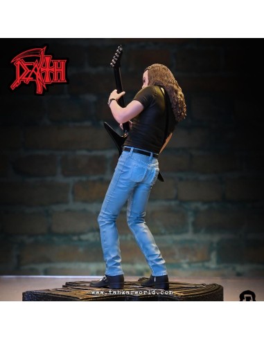 Death Chuck Schuldiner Estatua Rock Iconz 22 cm