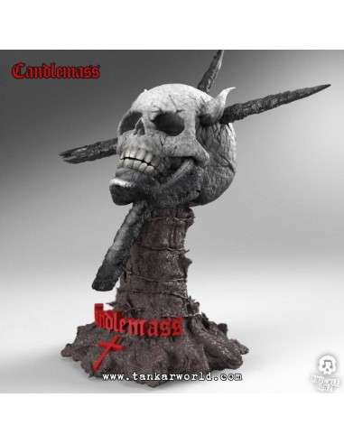 Candlemass Epicus Doomicus Metallicus Estatua 3D Vinyl 25 x 25 cm
