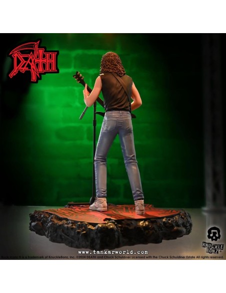 Death Chuck Schuldiner II Estatua Rock Iconz 22 cm