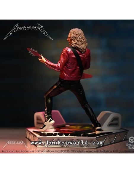 Metallica Kirk Hammett Estatua Rock Iconz Limited Edition 22 cm