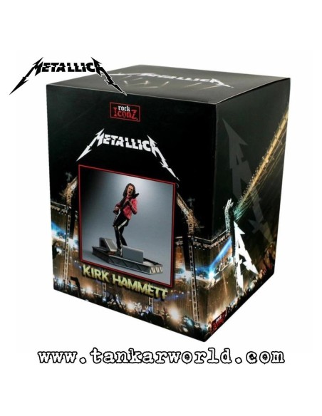 Metallica Kirk Hammett Estatua Rock Iconz Limited Edition 22 cm