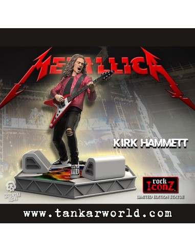 Metallica Kirk Hammett Estatua Rock Iconz Limited Edition 22 cm