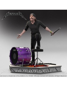 Metallica Lars Ulrich Estatua Rock Iconz Limited Edition 22 cm