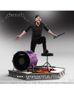 Metallica Lars Ulrich Estatua Rock Iconz Limited Edition 22 cm 2