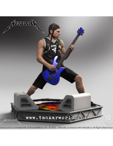 Metallica Robert Trujillo Estatua Rock Iconz Limited Edition 22 cm