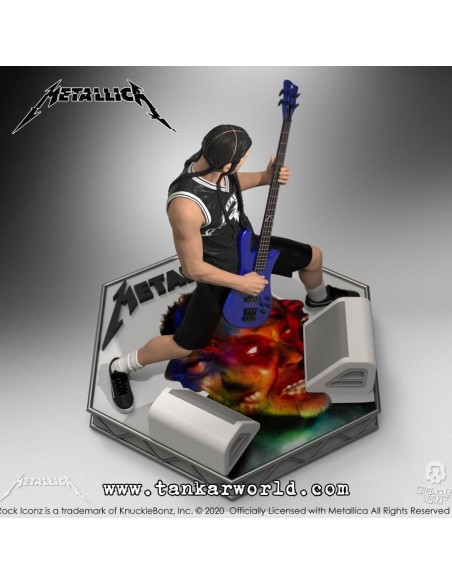 Metallica Robert Trujillo Estatua Rock Iconz Limited Edition 22 cm