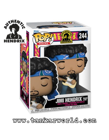Funko Pop! -  Jimi Hendrix - Authentic Hendrix - 244