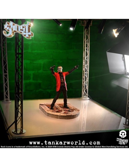 Ghost Papa Emeritus IV Estatua Rock Iconz 22 cm