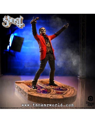 Ghost Papa Emeritus IV Estatua Rock Iconz 22 cm