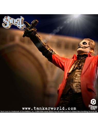 Ghost Papa Emeritus IV Estatua Rock Iconz 22 cm