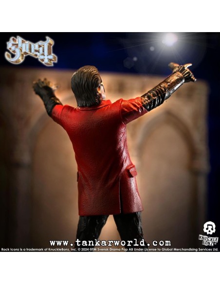 Ghost Papa Emeritus IV Estatua Rock Iconz 22 cm