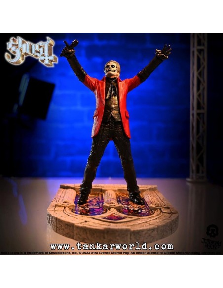 Ghost Papa Emeritus IV Estatua Rock Iconz 22 cm