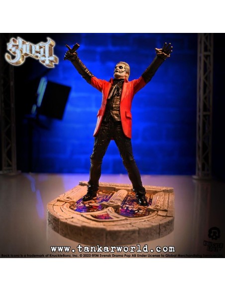 Ghost Papa Emeritus IV Estatua Rock Iconz 22 cm