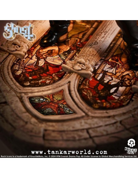 Ghost Papa Emeritus IV Estatua Rock Iconz 22 cm