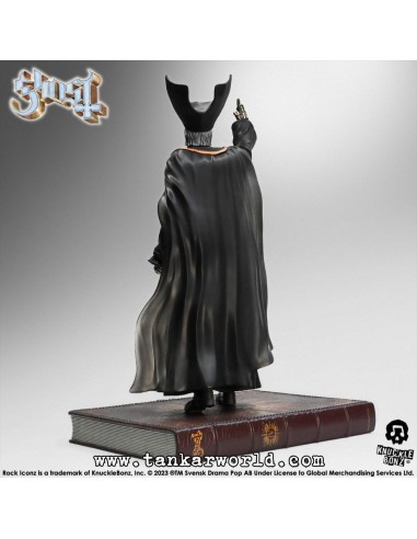 Ghost Papa Emeritus IV (Black Robes) Estatua Rock Iconz 22 cm
