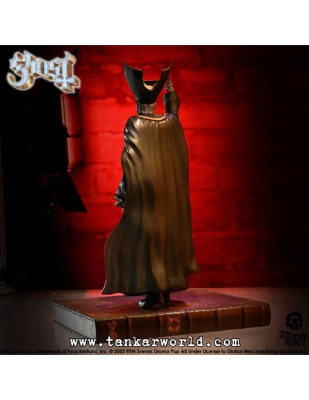 Ghost Papa Emeritus IV (Black Robes) Estatua Rock Iconz 22 cm