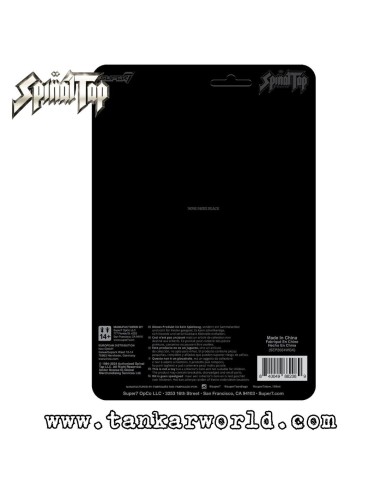Spinal Tap Derek Smalls (None More Black) Figura ReAction Wave 02