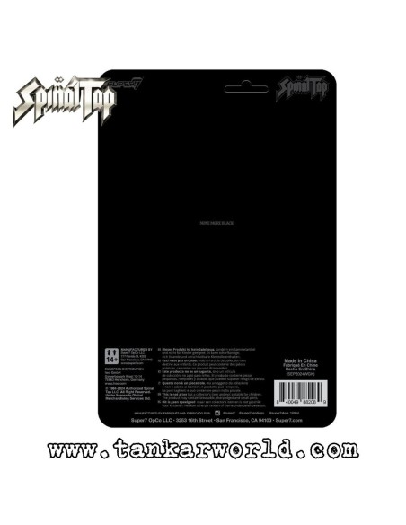 Spinal Tap Derek Smalls (None More Black) Figura ReAction Wave 02