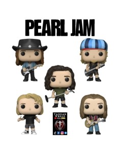 Funko Pop! - Pearl Jam - Mine McCready/Jeff Ament/Eddie Vedder/Matt Cameron/Stone Gossard - 5 - Rocks - 5 pack