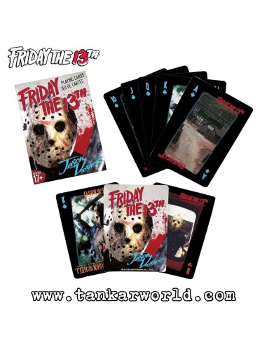 Friday the 13th Baraja Poker 54 cartas - 6x9 cm