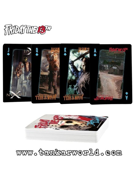 Friday the 13th Baraja Poker 54 cartas - 6x9 cm