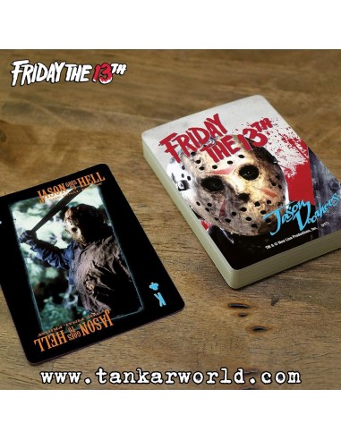 Friday the 13th Baraja Poker 54 cartas - 6x9 cm